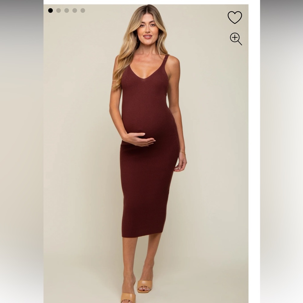 Sweater Knit Maternity Dress
